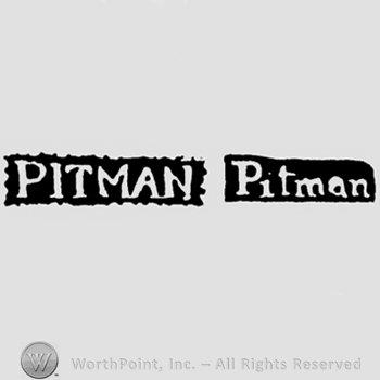 The name Pitman written either with uppercase or lowercase letters
