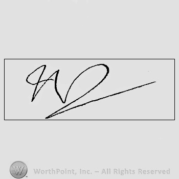 Autograph/signature : Napoleon Bonaparte.