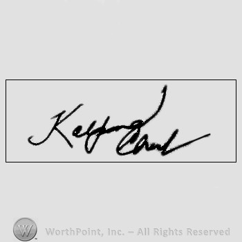 Autograph/signature : Kalpana Chawla.