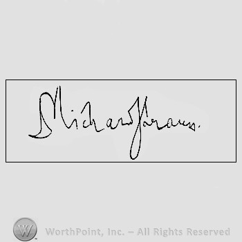 Autograph/signature : Richard Strauss.