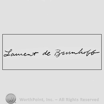 Autograph/signature : Laurent de Brunhoff.