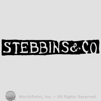 The name Stebbins & Co. written with uppercase letters