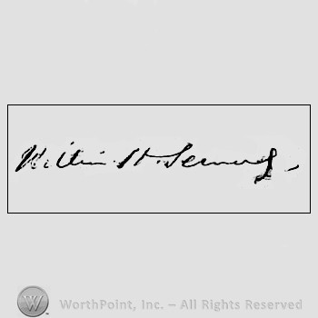Autograph/signature : Seward, William Henry.