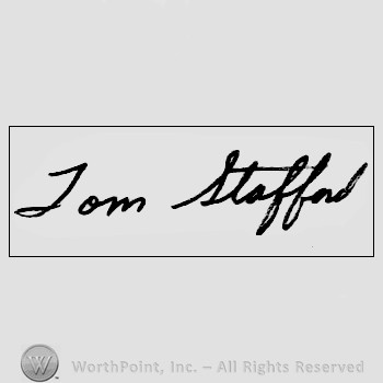 Autograph/signature : Tom Stafford.