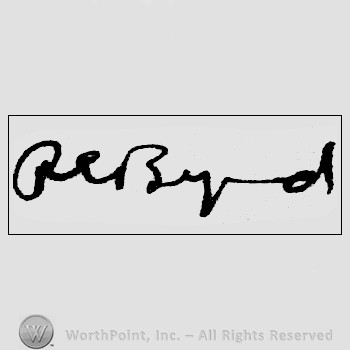 Autograph/signature : Byrd, Richard E.
