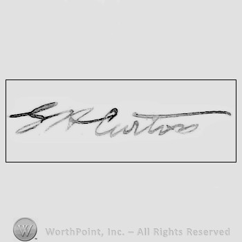 Autograph/signature : Curtiss, Glenn Hammond.