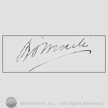 Autograph/signature : Disraeli Benjamin.