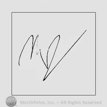 Autograph/signature : Napoleon.