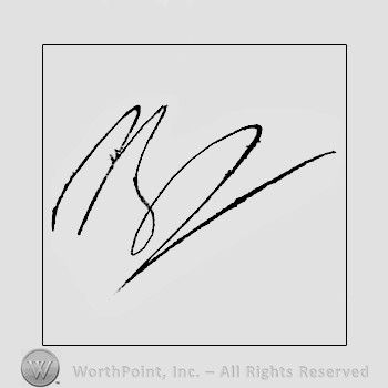 Autograph/signature : Napoleon.