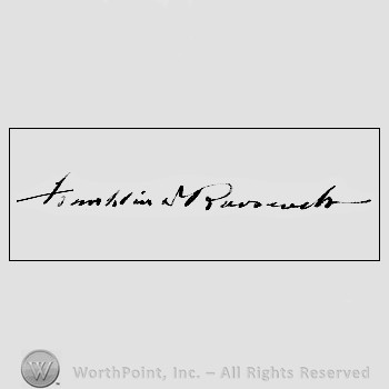 Autograph/signature : Roosevelt, Franklin D.