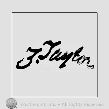 Autograph/signature : Taylor, Zachary.