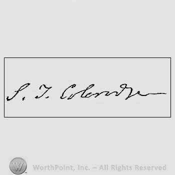 Autograph/signature : Coleridge, Samuel Taylor.