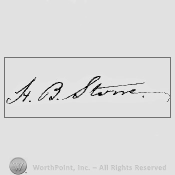 Autograph/signature : Stowe, Harriet  Beecher.