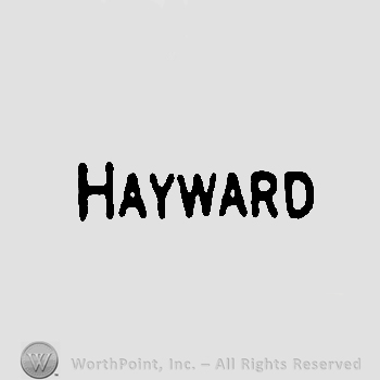 The name Hayward written with uppercase letters.