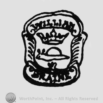 a shell snail with a crown above, "WILLIAM" above, "BRAINE" under