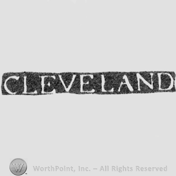 The name Cleveland written with uppercase letters
