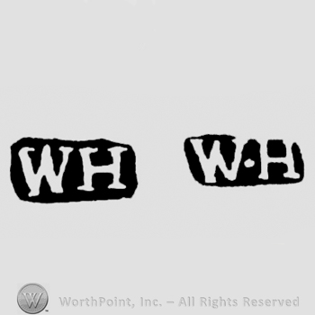 The letters WH written in uppercase