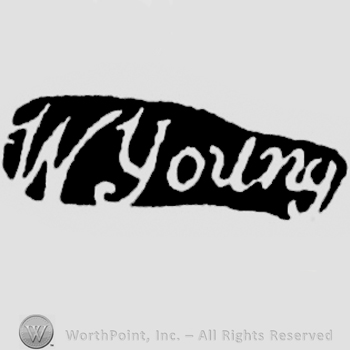 The name W. Young handwritten with lowercase letters