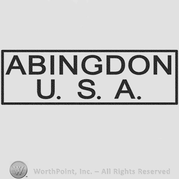 Abingdon written above usa , all in a frame