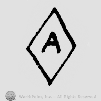 A in a dimanod shape frame