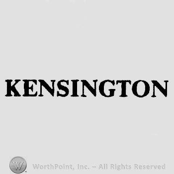 Kensington bold written