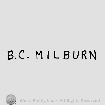 B.C. Milburn bold written