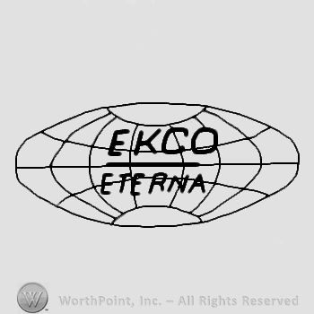 Ekco eterna written on a globe.