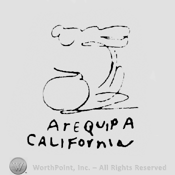 Arequipa California written under a design