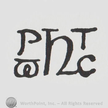 handwritten PWHTC with the H in the middle