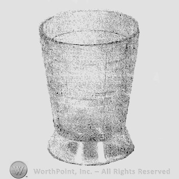 Glass pattern : Wooden Pail.