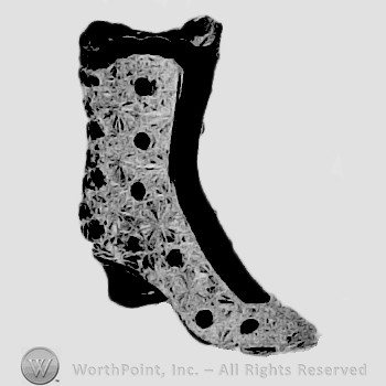 Glass pattern : Daisy & Button with Red Dots.
