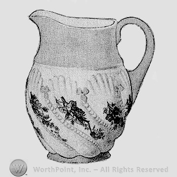 Glass pattern : Scroll and Flower.