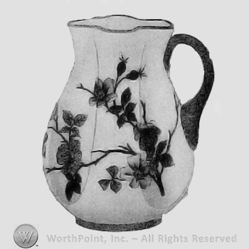 Glass pattern : Scroll and Flower.