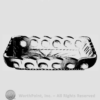 Glass pattern : Ruby Thumbprint.