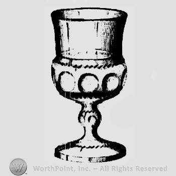 Glass pattern : Ruby Thumbprint.