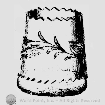 Glass pattern : Saxon.