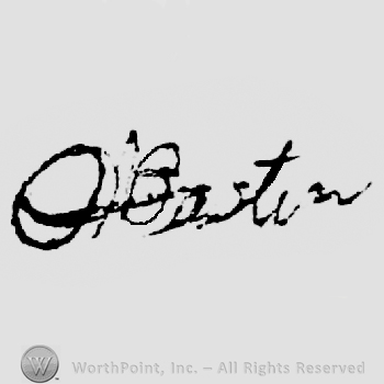 Baston hand written as a signature