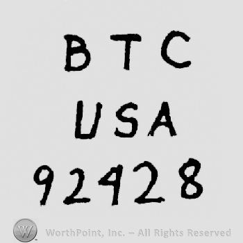 BTC written above USA written above 92428
