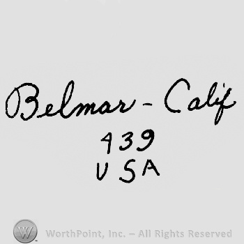 Belmar-Calif hand written above 439 written above USA