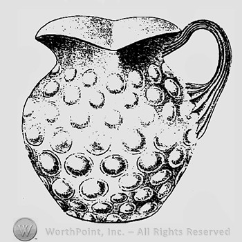 Glass pattern : Inverted Thumbprint.