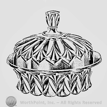 Glass pattern : Heavy Gothic.