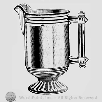 Glass pattern : Nickel's Royal.