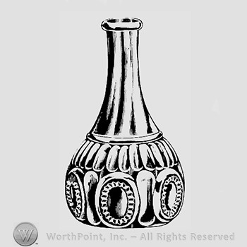 Glass pattern : Notched Oval.