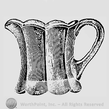 Glass pattern : Plain Scalloped Panel.