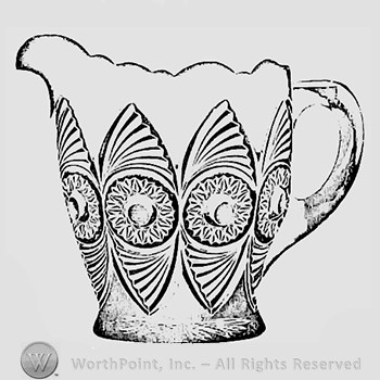 Glass pattern : Bullseye & Fan.
