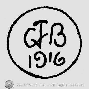CFB written above 1916,all in Circle shape frame