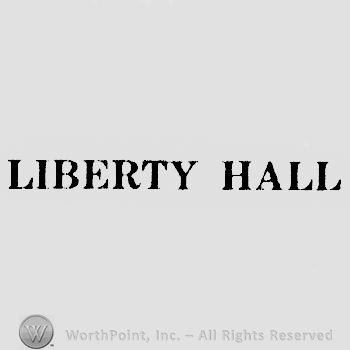Liberty Hall written bold