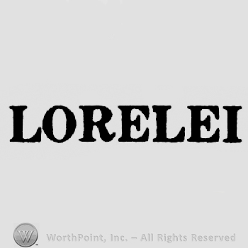 Lorelei written bold