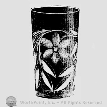 Glass pattern : Panelled Dogwood.