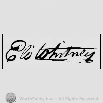 Autograph/signature : Whitney Eli.